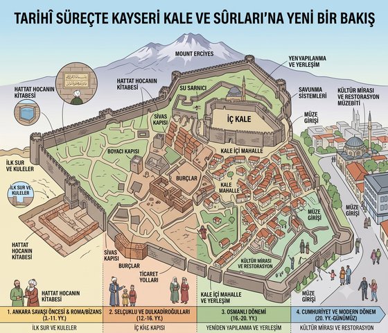 Tarihî Süreçte Kayseri Kale ve Sûrları'na Yeni Bir Bakış makalesinin görseli