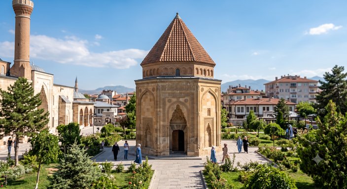 Konya'daki Selçuklu Anıt Kabiri Kümbethane makalesinin görseli