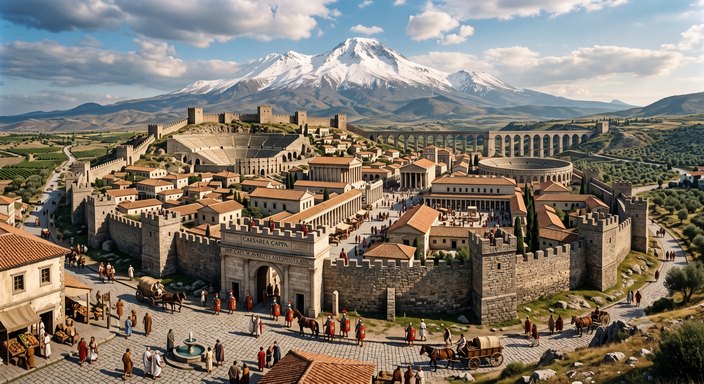 Roma Döneminde Kayseri kitabının kapağı